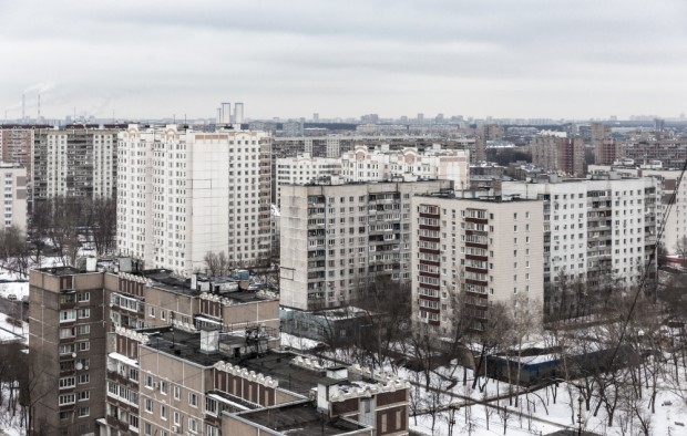 ساختمان های مسکونی مسکو