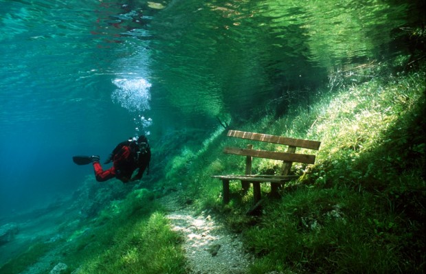 عکس طبیعت از پارک زیر آب در اتریش