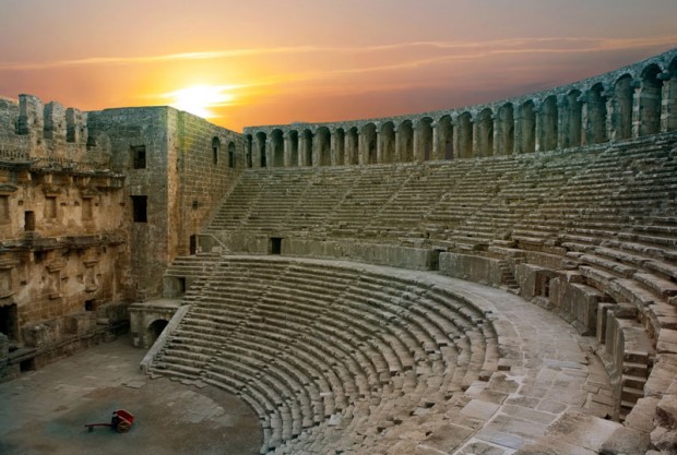 آمفی تئاتر آسپندوس، ترکیه
