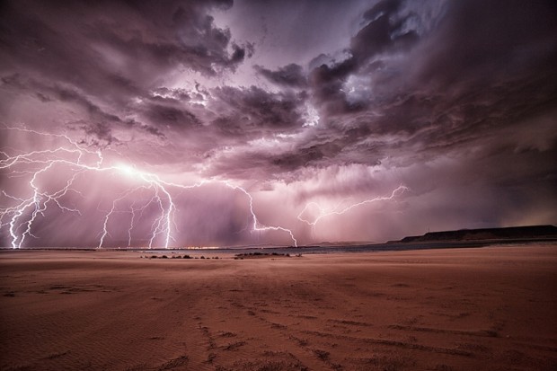 عکس طبیعت از طوفان الکتریکی