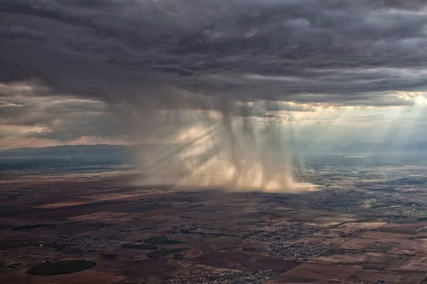 عکس طبیعت از بارش شدید در دنور (Denver)