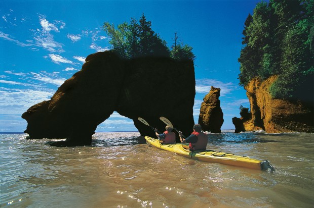 Canada's Bay of Fundy, renowned for having the highest tides on the planet, is one of the country's most extraordinary natural wonders and attracts about a million tourists every year. Credit: New Brunswick Dept. of Tourism and Parks (CNW Group/Canadian Tourism Commission)