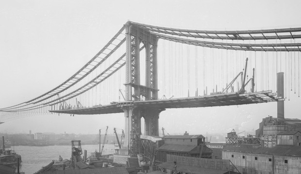 پل بروکلین نیویورک 1882 میلادی