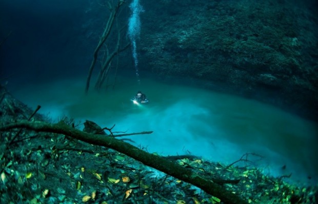 رودخانه ای در زیر آب، مکزیک