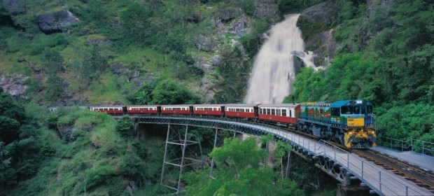 A scenic railway in Kuranda