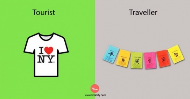 ۱۴ تفاوت مسافر و گردشگر با رسم شکل