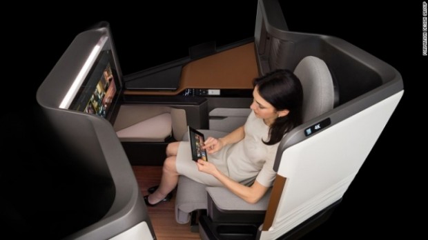 نمایی از هواپیماهای مسافر بری در آینده، سیستم سرگرمی شخصی