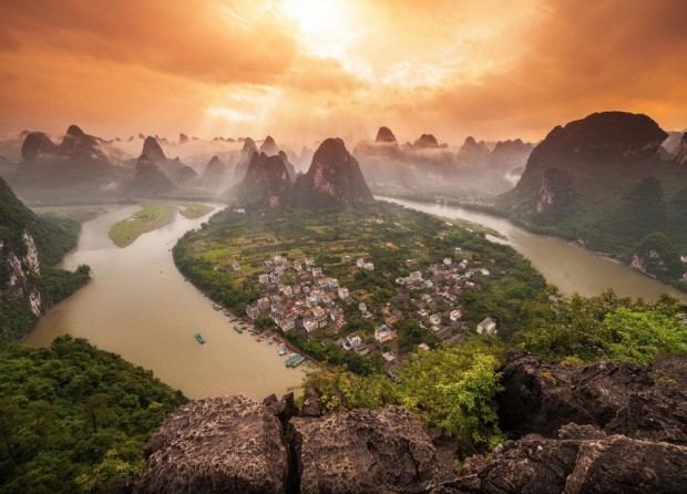 ۱۵ روستای جذاب و آرام از سراسر جهان، چین