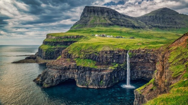 Gasadalur Village — the Vagar Island, the Faroe Islands
