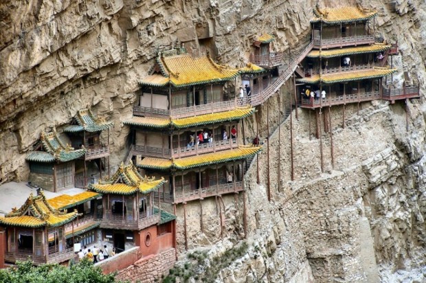 معبد معلق "ژوان کنگ سی"، استان شاآنشی، چین
