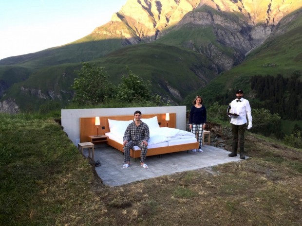 نول استرن، اولین هتل بدون دیوار و سقف در سوئیس
