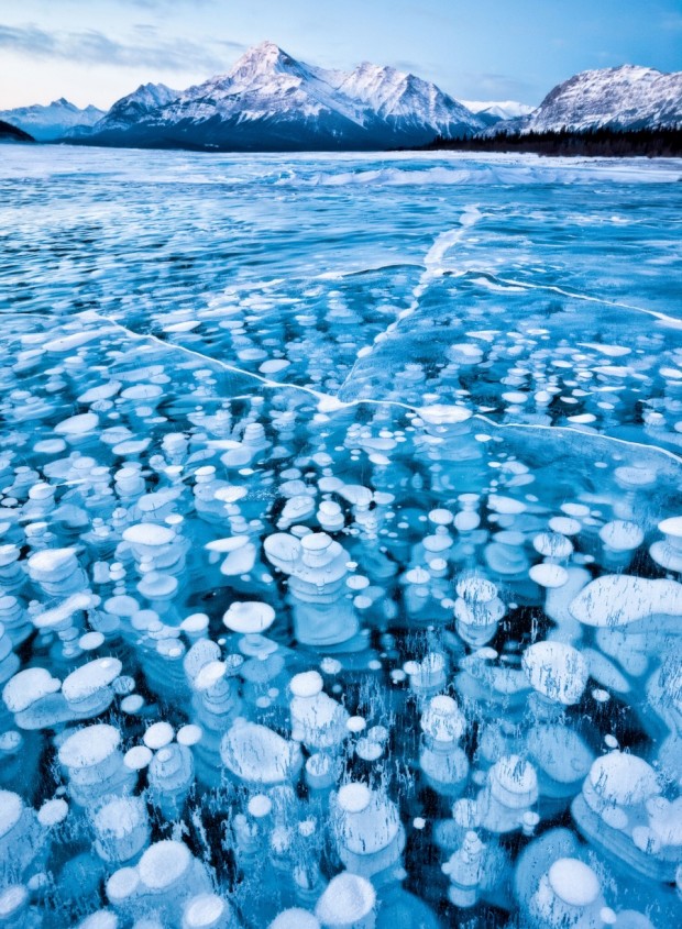 دریاچه آبراهام در آلبرتا , کانادا