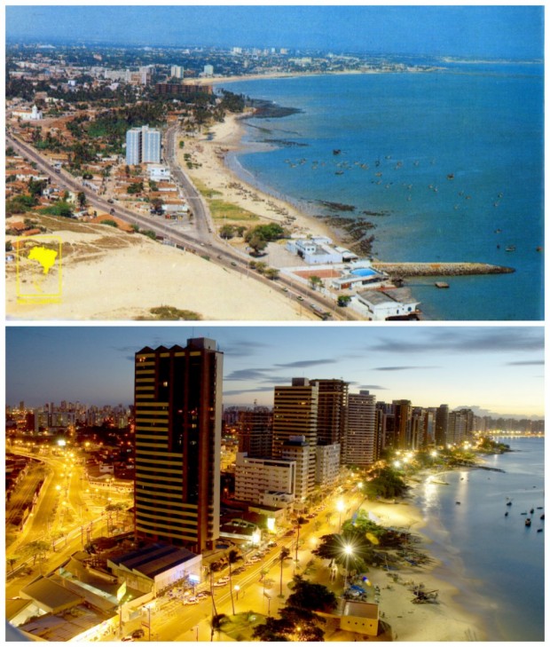 فورتالزا، برزیل: 1980 میلادی در مقایسه با حال حاضر 