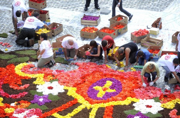 فستیوال فرش گل بروکسل، بلژیک