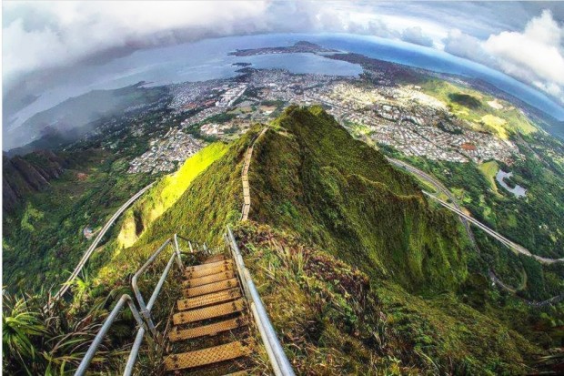 پلکان بهشت، هاوایی