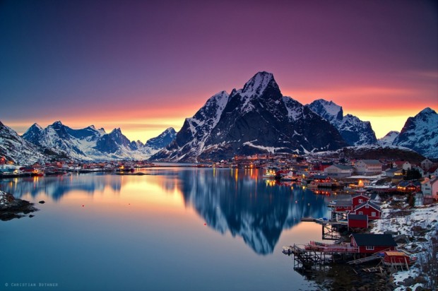 شب های سفید، جزایر لوفوتن، دریای نروژ