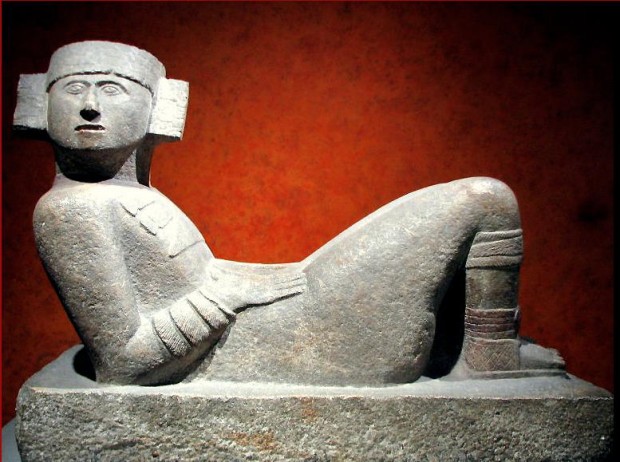مجسمه مایان چاکمول، چیچن ایتزا، مکزیک