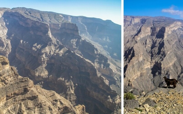 کوه ها و گراند کانیون عمان