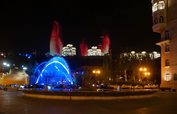 میدان فواره، باکو، آذربایجان