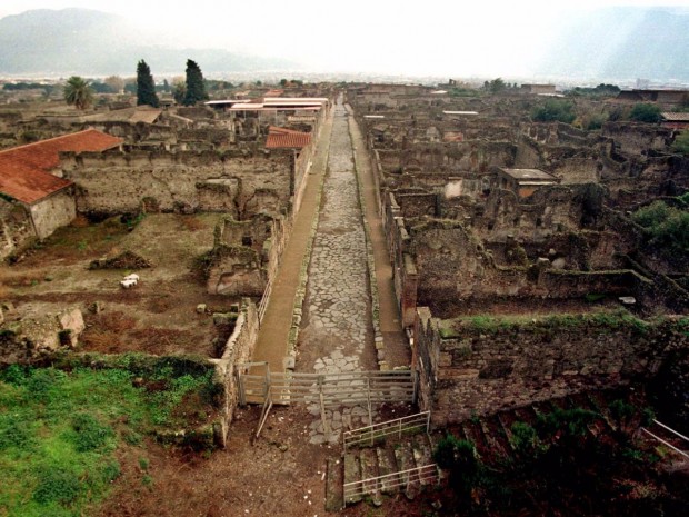 شهر باستانی پمپئی، ناپل، ایتالیا